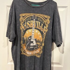 Nashville Music City Graphic T-Shirt